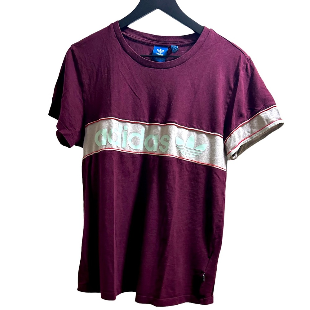 adidas original tre foil logo tee S